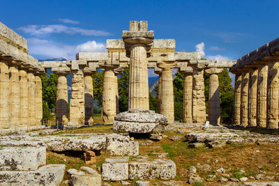 Old temple against sky