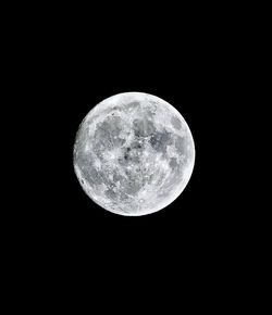 Close-up of moon at night