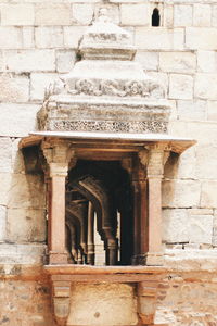 Low angle view of old building