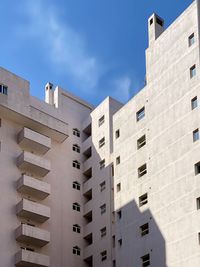 Low angle view of buildings against sky