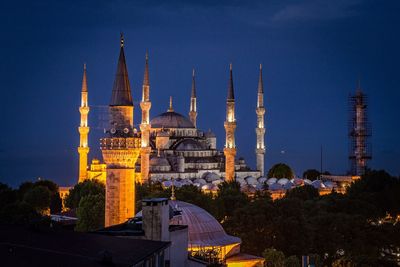 Low angle view of church against sky