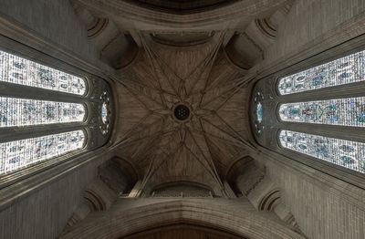 Low angle view of ceiling