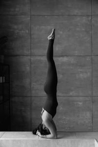 Low section of woman standing on floor