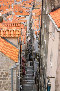 Residential buildings in town