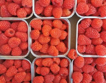 Full frame shot of strawberries