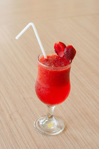 Close-up of drink on table