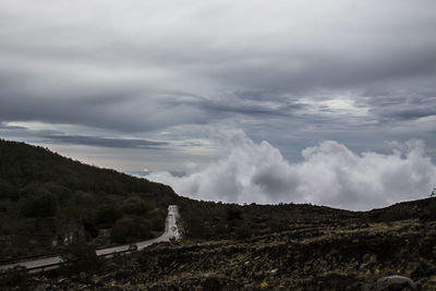 Scenic view of landscape against sky