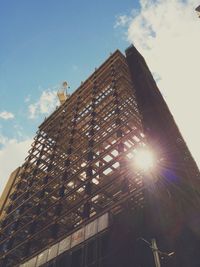 Low angle view of building against sky