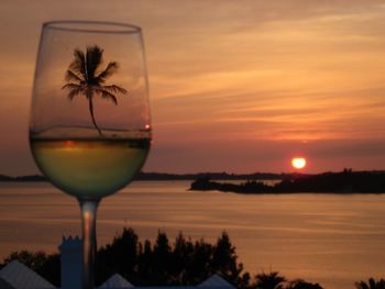 Scenic view of sky at sunset