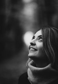 Portrait of a smiling young woman