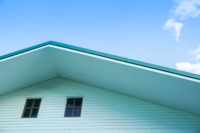 Low angle view of building against sky