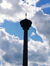 Low angle view of built structure against sky