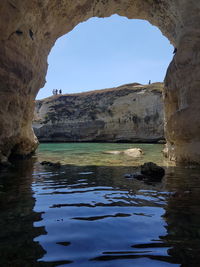 View of cliffs