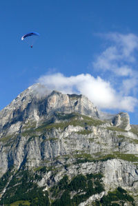 Scenic view of mountain against sky