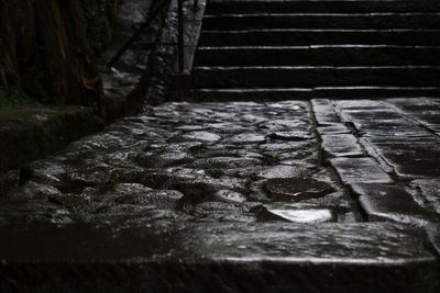 Close-up of staircase