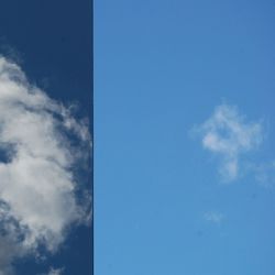 Low angle view of cloudy sky