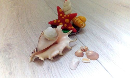 High angle view of fruits on table