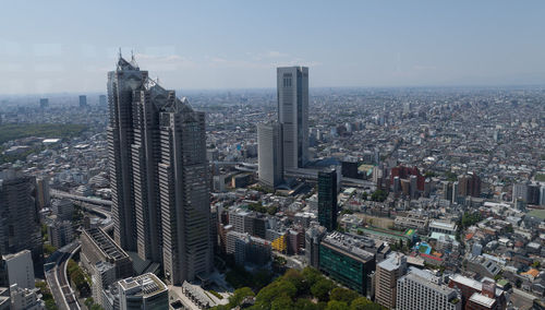 Cityscape against sky