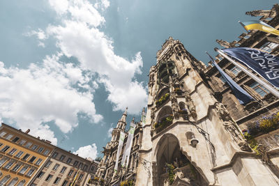 Low angle view of building against sky