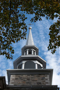 Low angle view of building against sky