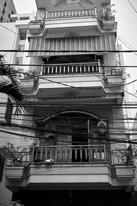 Low angle view of building against sky