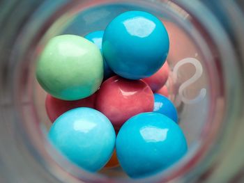 Close-up of colorful balloons