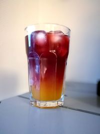 Close-up of drink on table