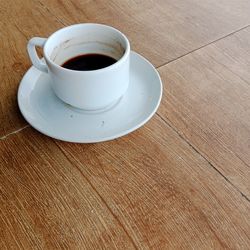 Simple cup black coffe