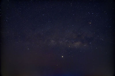 Low angle view of stars in sky