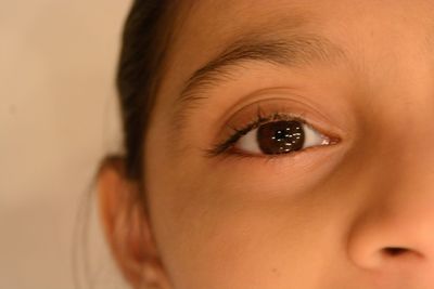 Close-up portrait of woman