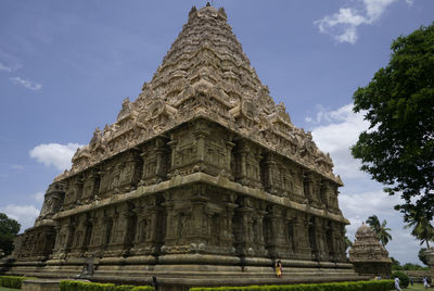 Low angle view of historical building against sky