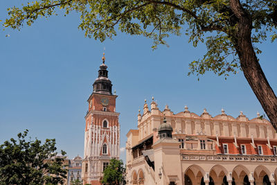 Low angle view of historic building against sky