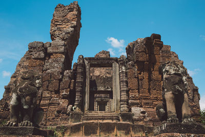 Old historical building in forest