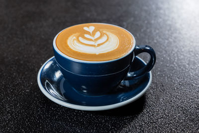 Close-up of coffee on table