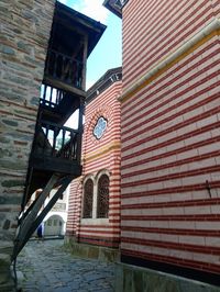 Low angle view of building against sky