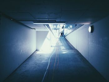 Illuminated tunnel