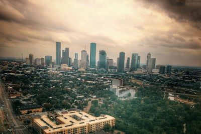 Aerial view of a city