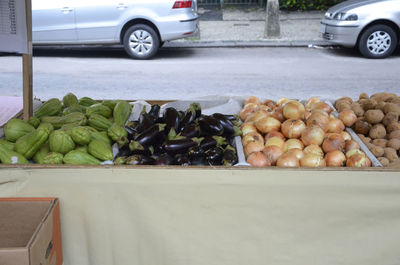 Fruits in car