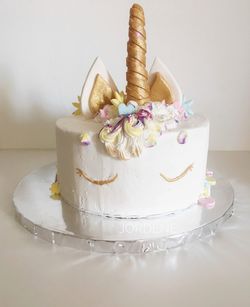 Close-up of cake on table