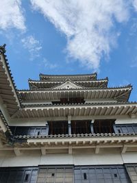 Low angle view of building against sky