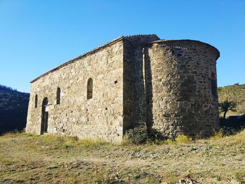 Old ruins against clear sky