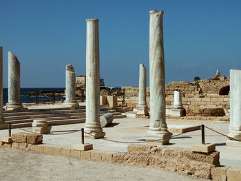 Old ruins against clear sky