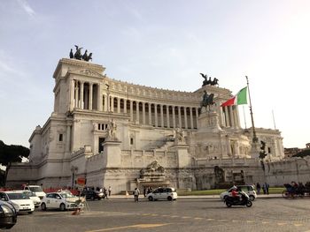 Exterior of piazza venezia against sky