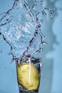 Close-up of water in container