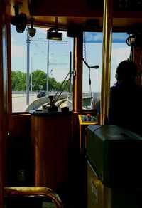 Interior of car