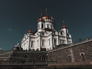 Low angle view of historical building against sky