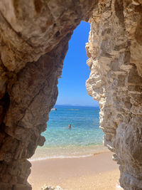 Scenic view of beach