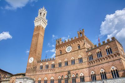 Low angle view of historical building against sky