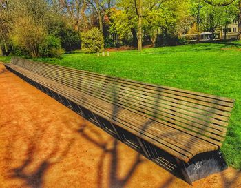 View of empty grass