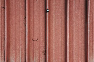 Full frame shot of wooden wall